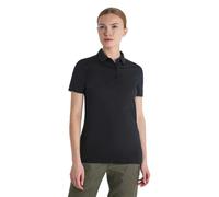icebreaker - Merino 150 Tech Lite III SS Polo - T-shirt en laine mérinos femme Black - S