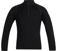 Icebreaker - Première couche à col zippé en laine de mérinos - K Merino 260 Tech LS Half Zip Black en Laine - Taille Enfant 2 ans - Noir Noir 2 ans