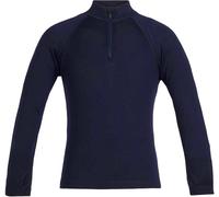 Icebreaker - Première couche à col zippé en laine de mérinos - K Merino 260 Tech LS Half Zip Midnight Navy en Laine - Taille Enfant 4 ans Navy 4 ans
