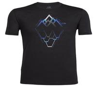 Icebreaker Pullover Men's Crewneck T-Shirt Short Sleeve Top Unisex Pure Cotton Tee Black M