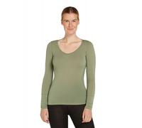 Icebreaker - Women's Siren L/S Sweetheart - Sous-vêtement mérinos - S - lichen