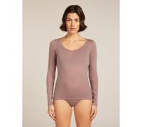 icebreaker - Siren Long Sleeve Sweetheart - T-shirt en laine mérinos femme Summit - XS
