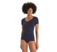 Icebreaker Merino 150 Siren Sweetheart Short Sleeve Base Layer Bleu L Femme
