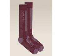 icebreaker - Ski+ Medium OTC - Chaussettes ski femme Dkberry / Greyplu / Zincbl - S (35 - 37)