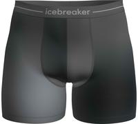 Icebreaker - Slip boxer en laine de mérinos - M Merino 150 Anatomica Boxers Trnstn Obsidian/Proto Grey/Blk/Aop pour Homme en Nylon - Taille M - Gris Gris M