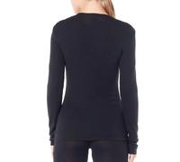Icebreaker Maillot de corps 175 Everyday Crewe – Laine mérinos manches longues Noir Femme L