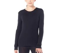 Icebreaker T-shirt 175 Everyday Crew manches longues laine mérinos Femme Noir M