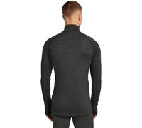 Icebreaker - Première couche en laine de mérinos - M Merino 260 ZoneKnit™ LS Half Zip Jet Heather en Laine - Taille L - Gris Gris L