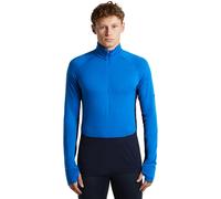 Icebreaker - Merino 260 Zoneknit L/S Half Zip - Sous-vêtement mérinos - L - midnight navy / lazurite / cb