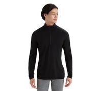 Icebreaker Haut manches longues 200 Oasis demi-zip Homme Noir Taille M