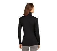Icebreaker – Sous-vêtement en laine mérinos 200 Oasis manches longues demi-zip Femme Noir XL