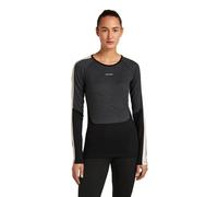 ICEBREAKER W Mer 200 Oasis+ Ls Crewe - Femme - Noir - taille M- modèle 2027