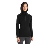 Icebreaker Haut technique Merino 260 Tech manches longues demi-zip Femme M Noir