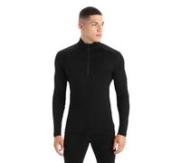 Icebreaker T-shirt 260 Tech Half Zip manches longues noir XXL