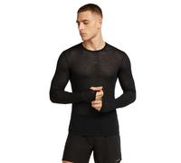 Icebreaker - Merino 75 Cool-Lite Featherlight L/S Crewe - Haut à manches longues - L - black