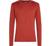 Icebreaker - Sous-vêtement en laine de mérinos - M Merino 200 Oasis LS Crewe Jasper pour Homme en Laine - Taille S - Bordeaux Bordeaux S