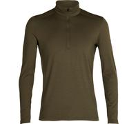 Icebreaker - Sous-vêtement en laine de mérinos - M Merino 200 Oasis LS Half Zip Loden pour Homme en Laine - Taille M - Kaki Kaki M