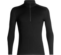 Icebreaker - Sous-vêtement en laine de mérinos - M Merino 260 Tech LS Half Zip Black pour Homme en Laine - Taille XXL - Noir Noir XXL