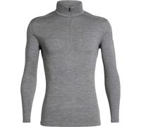 Icebreaker - Sous-vêtement en laine de mérinos - M Merino 260 Tech LS Half Zip Gritstone Heather pour Homme en Laine - Taille S - Gris Gris S