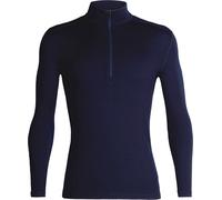 Icebreaker - Sous-vêtement en laine de mérinos - M Merino 260 Tech LS Half Zip Midnight Navy pour Homme en Laine - Taille S Navy S