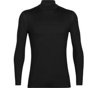 Icebreaker - Sous-vêtement en laine de mérinos - M Merino 260 Tech LS Turtleneck Black pour Homme en Laine - Taille 44,5-46,5 - Noir Noir 44,5-46,5