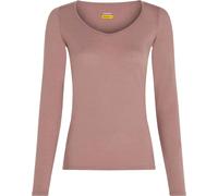 Icebreaker - Sous-vêtement en laine de mérinos - W Merino 150 Siren LS Sweetheart Summit pour Femme en Laine - Taille S - Marron Marron S