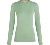 Icebreaker - Sous-vêtement en laine de mérinos - W Merino 200 Oasis LS Crewe Seaglass pour Femme en Laine - Taille S - Vert Vert S