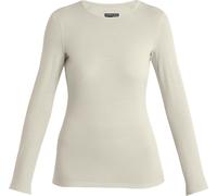 Icebreaker 200 Oasis Crewe Merino Long Sleeve Base Layer Beige XS Femme
