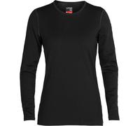 Icebreaker - Sous-vêtement en laine de mérinos - W Merino 260 Tech LS Crewe Black pour Femme en Laine - Taille XL - Noir Noir XL