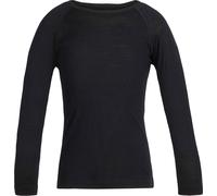 T-shirt à manches longues Icebreaker 200 Oasis Crewe noir enfant - 10