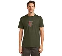 Icebreaker - Merino 150 Tech Lite S/S Tee Bear Catch - Haut en mérinos - M - dark loden