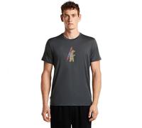 icebreaker - Men 150 Tech Lite SS Tee Bear Tour - T-shirt homme Obsidian - L