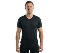 Icebreaker T-shirt Anatomica V – Mérinos manches courtes – Noir L Homme