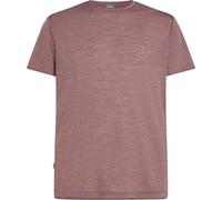 Icebreaker - T-shirt à manches courtes léger et respirant - M Merino 125 Cool-Lite Sphere III SS Tee Carob Heather pour Homme - Taille S - Bordeaux Bordeaux S