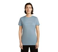 Icebreaker T-shirt Merino 150 Tech Lite Sparkling Stars manches courtes Bleu M Femme