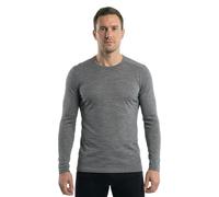 Icebreaker Sous-vêtement technique 260 Tech Ls Crewe Merino Gris Homme Taille L