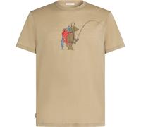 Icebreaker - Merino 150 Tech Lite S/S Tee Bear Catch - Haut en mérinos - L - flagstone