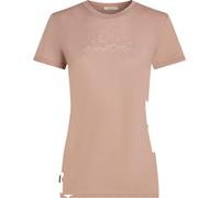 Icebreaker - T-shirt de randonnée en laine de mérinos léger - W Merino 150 Tech Lite SS Tee Sparkling Stars Pink Quartz pour Femme en Laine - Taille M Rose M