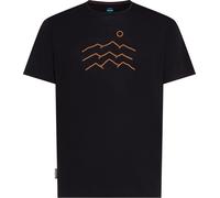 Icebreaker Merino Blend 125 Cool-lite™ Sphere Across The Peaks Short Sleeve T-shirt Noir L Homme