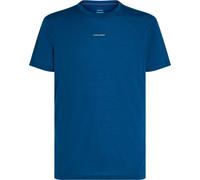 Icebreaker - T-shirt de running ultra léger en laine de mérinos - M Merino Blend 125 Cool-Lite Speed SS Tee Atlantis pour Homme en Laine - Taille S - Bleu S