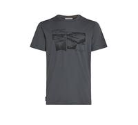 Icebreaker Merino 150 Tech Lite SS Tee Journey Homme KR obsidienne XL