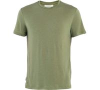 Icebreaker - T-shirt en laine de mérinos - M Merino Blend Core SS Tee Lichen pour Homme en Laine - Taille XXL - Kaki Kaki XXL