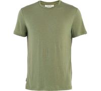 Icebreaker - T-shirt en laine de mérinos - M Merino Blend Core SS Tee Lichen pour Homme en Laine - Taille XL - Kaki Kaki XL