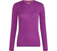 Icebreaker - T-shirt en laine de mérinos - W Merino 175 Everyday LS Crewe Passion pour Femme en Laine - Taille S - Orange Orange S