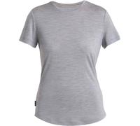 Icebreaker - T-shirt en laine de mérinos - W Merino Blend 125 Cool-Lite Sphere SS Tee Metro Heather pour Femme - Taille M - Gris Gris M