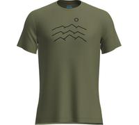 Icebreaker T-shirt en laine mérinos mélangé 125 Cool-lite Sphere SS pour homme, Sphaigne, L