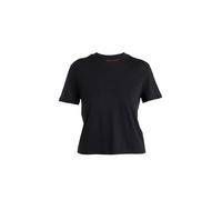icebreaker - Merino 150 Tech Lite III SS Crop Tee - T-shirt en laine mérinos femme Black - L