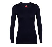 Icebreaker 260 Tech Crew Merino Long Sleeve Base Layer Bleu L Femme