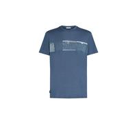 Icebreaker Merino 150 Tech Lite SS Tee Elevation Line Men 0A57FP DAWN Bleu S