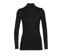 Icebreaker 260 Tech Turtleneck Long Sleeve Base Layer Noir M Femme